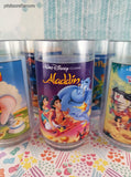 Vintage 1990's Disney's Burger King Coca Cola Plastic Tumblers Set/6