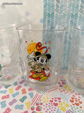 Vintage 2000 Disney's Animal Kingdom Mickey Mouse Square Glass Tumblers Set/3, Like New