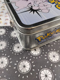 Vintage 1999 Pokemon Collector's Tin, Mew & Mewtwo Gotta Catch 'em All!, No Cards