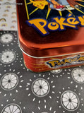 Vintage 1999 Topps Pokemon TV Animation Edition Metal Storage Tin, No Cards