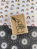Vintage JRL Designs Painting Bear M102 Wooden Block/Rubber Stamp
