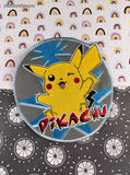 Vintage Pokemon Pikachu Large Iron-On Patch, Unused