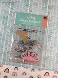 Jolee's Boutique 4 Tiaras SHINY 3-Dimensional Sticker Pack, New/Sealed