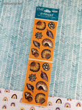 Vintage Frances Meyer FMI Sea Shells Stickers, 4 Sheets New & Sealed