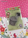 2013 House-Mouse Designs Stampendous! Cling Rubber Stamp Cupcake Jump NEW