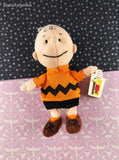 Vintage Peanuts Charlie Brown Applause, NWT Beanbag Plush Toy