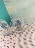 Vintage Currier & Ives Old Grist Mill Frosted Glass Tumblers Set/2, Like New