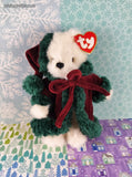 Vintage 2000 TY Christmas Klaus Teddy Bear Plush Toy, Like New