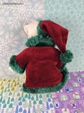 Vintage 2000 TY Christmas Klaus Teddy Bear Plush Toy, Like New