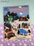 Vintage 1982 American School of Needlework Christmas Vol. 3: The Christmas Village Plastic Canvas Softcover Booklet