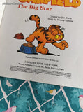 Vintage 1991 Garfield: The Big Star Golden Look-Look Book Softcover, Like New