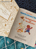 Vintage 1982 Little Golden Book: Walt Disney's Favorite Nursery Tales The Gingerbread Man and the Golden Goose Hardcover