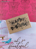 Vintage PSX #G-020 Happy Birthday Wooden Stamp Block