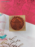 Vintage 1990 PSX #F-643 Friends are Forever Gazebo Tea Party Wooden Stamp Block