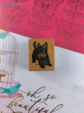 Vintage The Stamp Pad Puppy Dog Wooden Block/Rubber Stamp