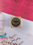 Vintage CC Rubber Stamps 1986 Cute Dress w/Bow Wooden Block/Rubber Stamp