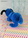 Vintage 1993 Liberty Toys Blue Puppy Dog Plush, Nice & Clean