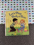 Vintage 1981 First Little Golden Book Let's Play Peek-a-Boo Hardcover