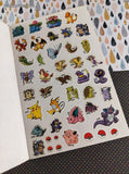 Vintage 1990's RoseArt Pokemon Sticker Album w/Stickers