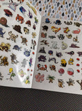 Vintage 1990's RoseArt Pokemon Sticker Album w/Stickers