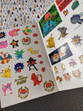 Vintage 1990's RoseArt Pokemon Sticker Album w/Stickers