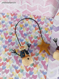 Suzi Skoglund Christmas Snowman w/Star Ornaments Set/2, Like New