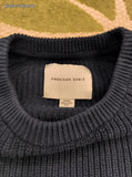 American Eagle Men's/Unisex Woven Cotton Blue Long Sleeved Sweatshirt Size Med
