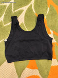 American Eagle Aerie Women's Black Ribbed Sports Bralette Size Medium