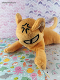 Vintage 2001 Fruits Basket Kyo Sohma Cat Laying Down 12" Plush Like New