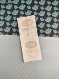 Vintage 1996 Creative Memories Birthday Presents Gifts Full Sticker Sheet, Unused