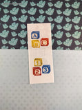 Vintage 1997 Creative Memories ABC 123 Blocks Full Sticker Sheet, Unused