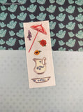 Vintage 1997 Creative Memories Olde Tyme Tea Garden Party Full Sticker Sheet, Unused