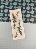 Vintage 1997 Creative Memories Victorian Style Green Ivy Full Sticker Sheet, Unused