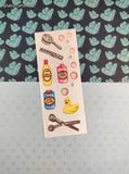 Vintage 1999 Creative Memories Baby Bath Time Full Sticker Sheet, Unused