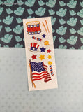 Vintage 2000 Creative Memories Independence Day Full Sticker Sheet, Unused