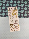 Vintage 2000 Creative Memories SHINY Confetti Streamers Full Sticker Sheet, Unused