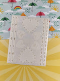 Vintage 2000 Creative Memories Wedding White Hearts & Lace Full Sticker Sheet, Unused