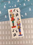Vintage 1995 Creative Memories Christmas Musical Santa Nutcrackers Full Sticker Sheet, Unused