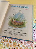 Vintage 1956 Bible Stories, Old Testament Rand McNally Elf Book Hardcover