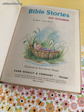 Vintage 1961 Bible Stories, Old Testament Rand McNally Elf Book Hardcover