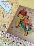 Vintage 1962 1st Printing We Help Daddy Little Golden Book Hardcover