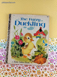 Vintage 1949 1st Printing The Fuzzy Duckling Little Golden Book Hardcover