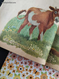 Vintage 1963 1st Printing The Cow Went Over the Mountain Little Golden Book Hardcover