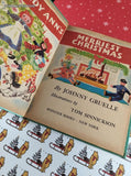 Vintage 1952 Raggedy Ann's Merriest Christmas Wonder Books Hardcover
