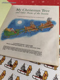 Vintage 1987 My Christmas Tree and Other Poems of the Season Big Little Golden Book Hardcover