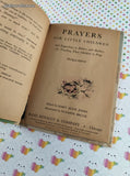 Vintage 1948 Prayers for Little Children Rand McNally Miniature Hardcover