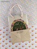Vintage 1984 Anne Mortimer Easter Bunny Miniature Gift Bag, Unused