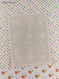 Vintage 1984 Hallmark Cute Lil' Panda Bears Full Sticker Sheet, Unused
