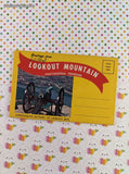 Vintage Fold-Out Postcard Style Pictures Greetings from Lookout Mountain Chattanooga, TN