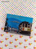 Vintage Fold-Out Miniature Postcard Style Pictures San Francisco Scenic View Folder